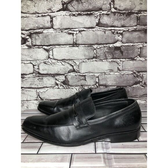 HUGO BOSS Vero Cuoio Black Leather Horsebit Loafer Dress Shoes Men 11.5M US/45EU main image 15